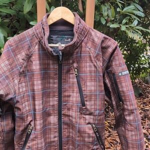 Empyre Small Jacket Snowboarding Skii, Zipper Works But Missing It's Dangly Part